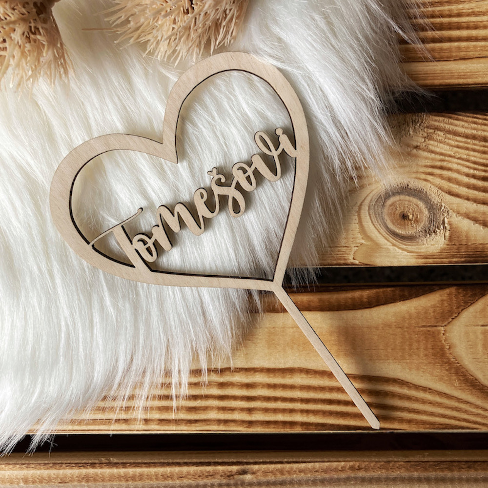 Zápich do dortu s příjmením