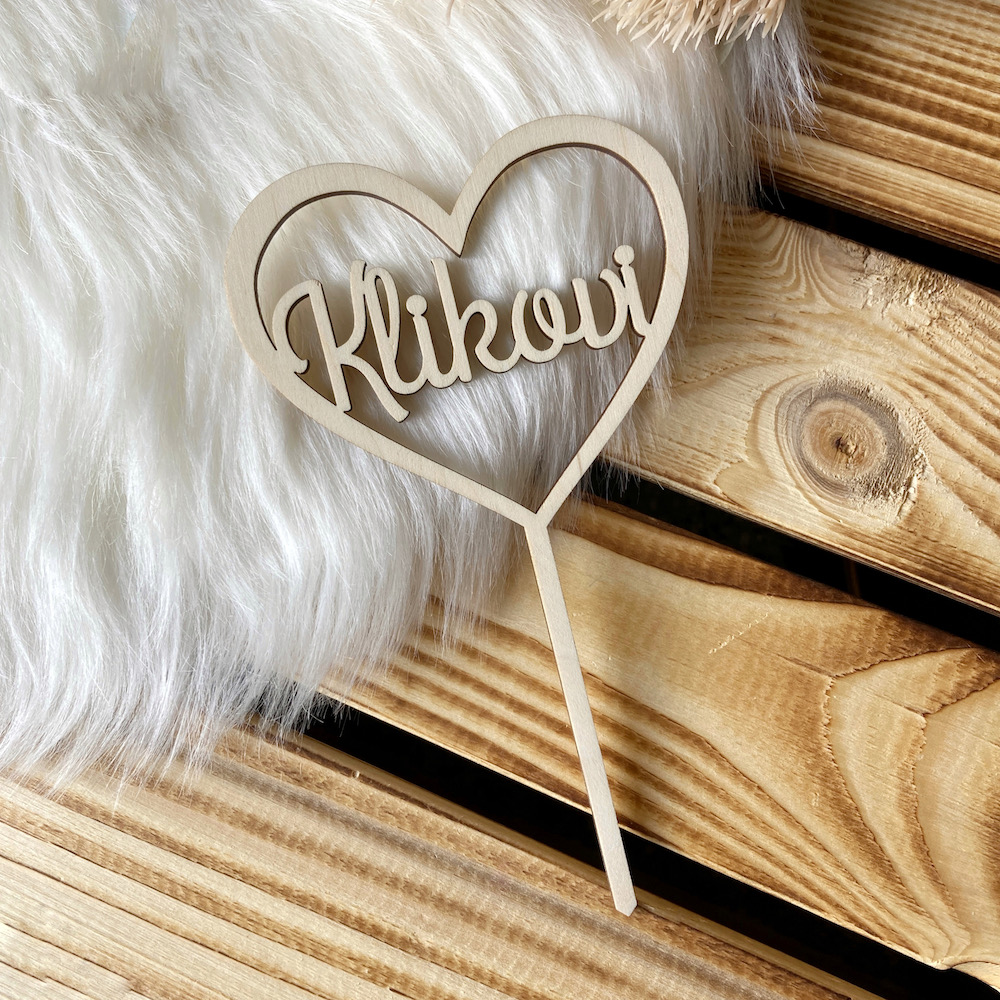 Zápich do dortu s příjmením