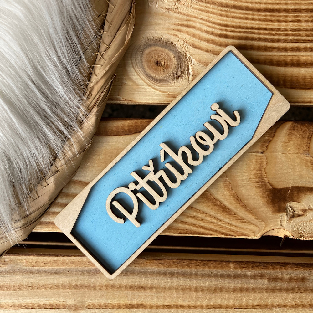 3D jmenovka na dveře