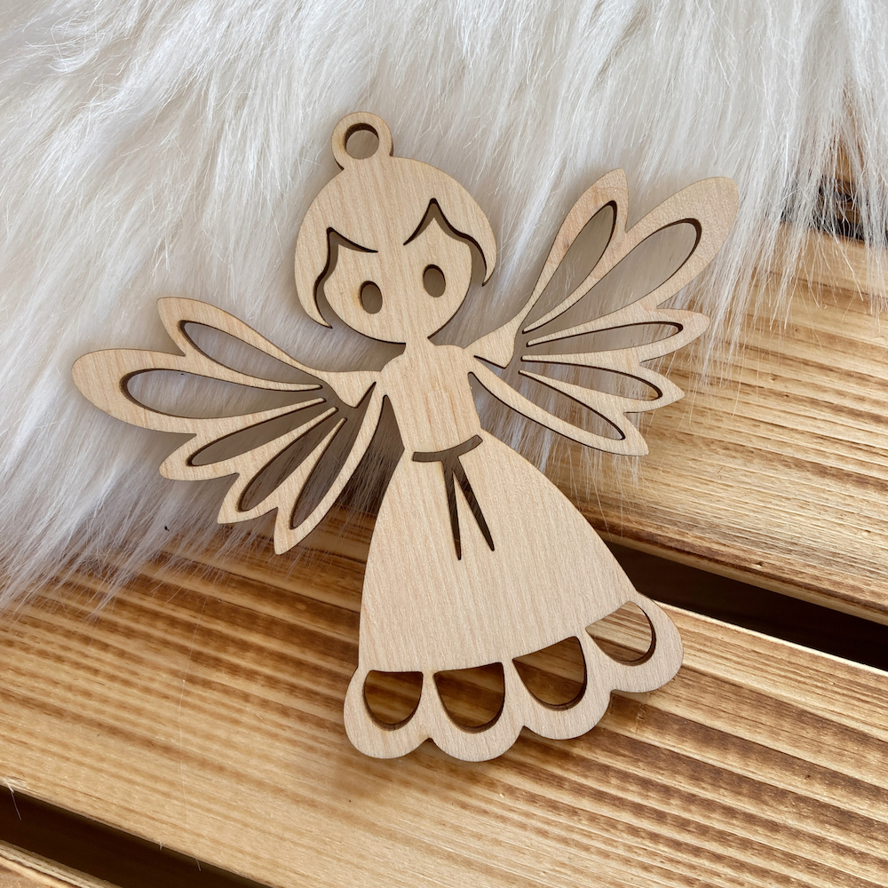 Dřevěný andělíček