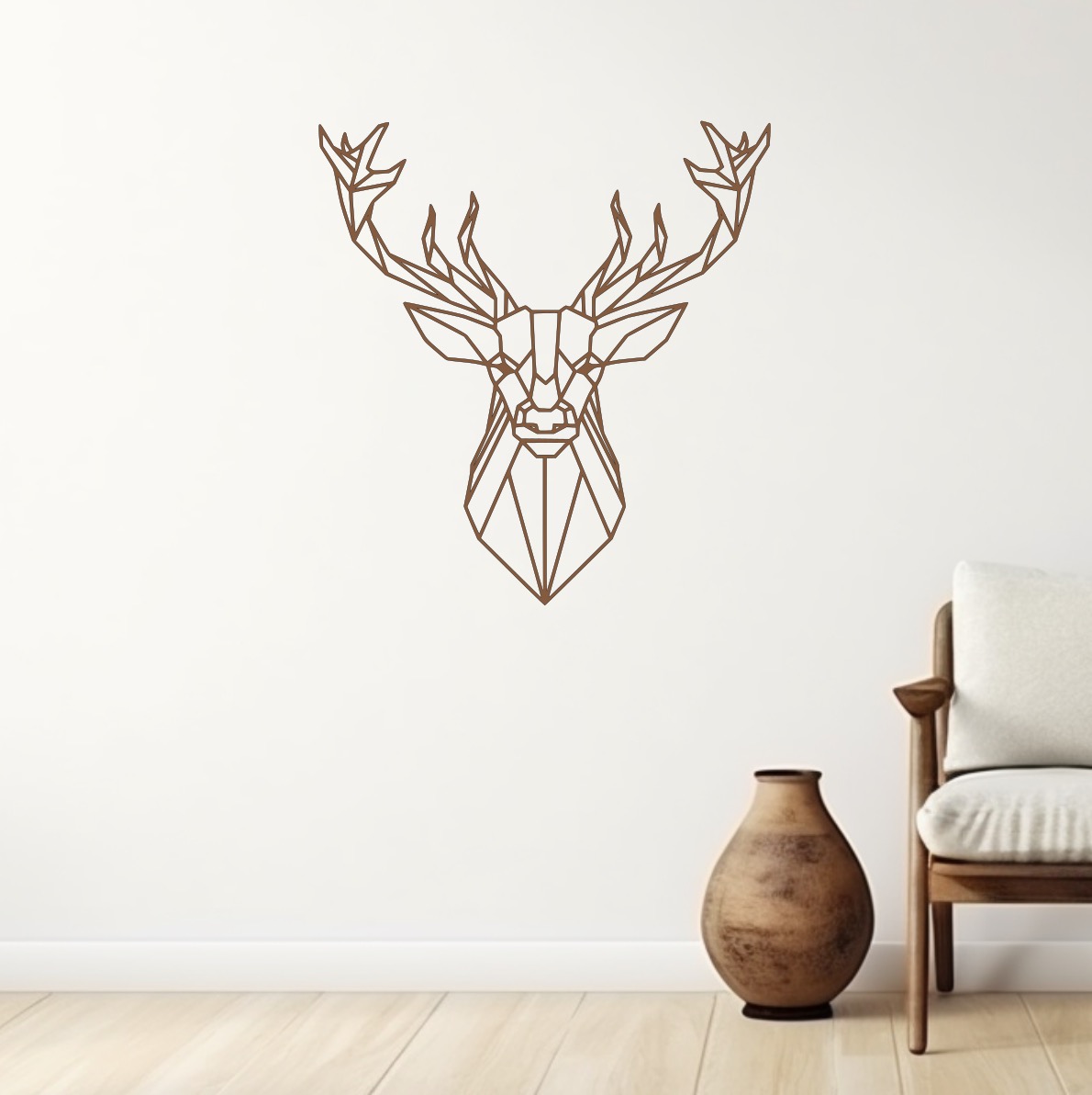 Jelen - dekorace na stěnu