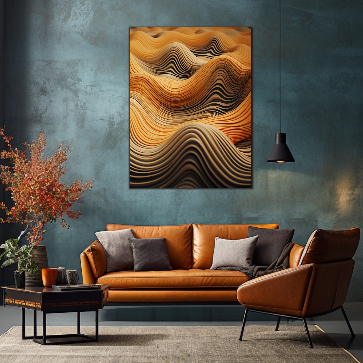 Abstraktní obraz - Duny