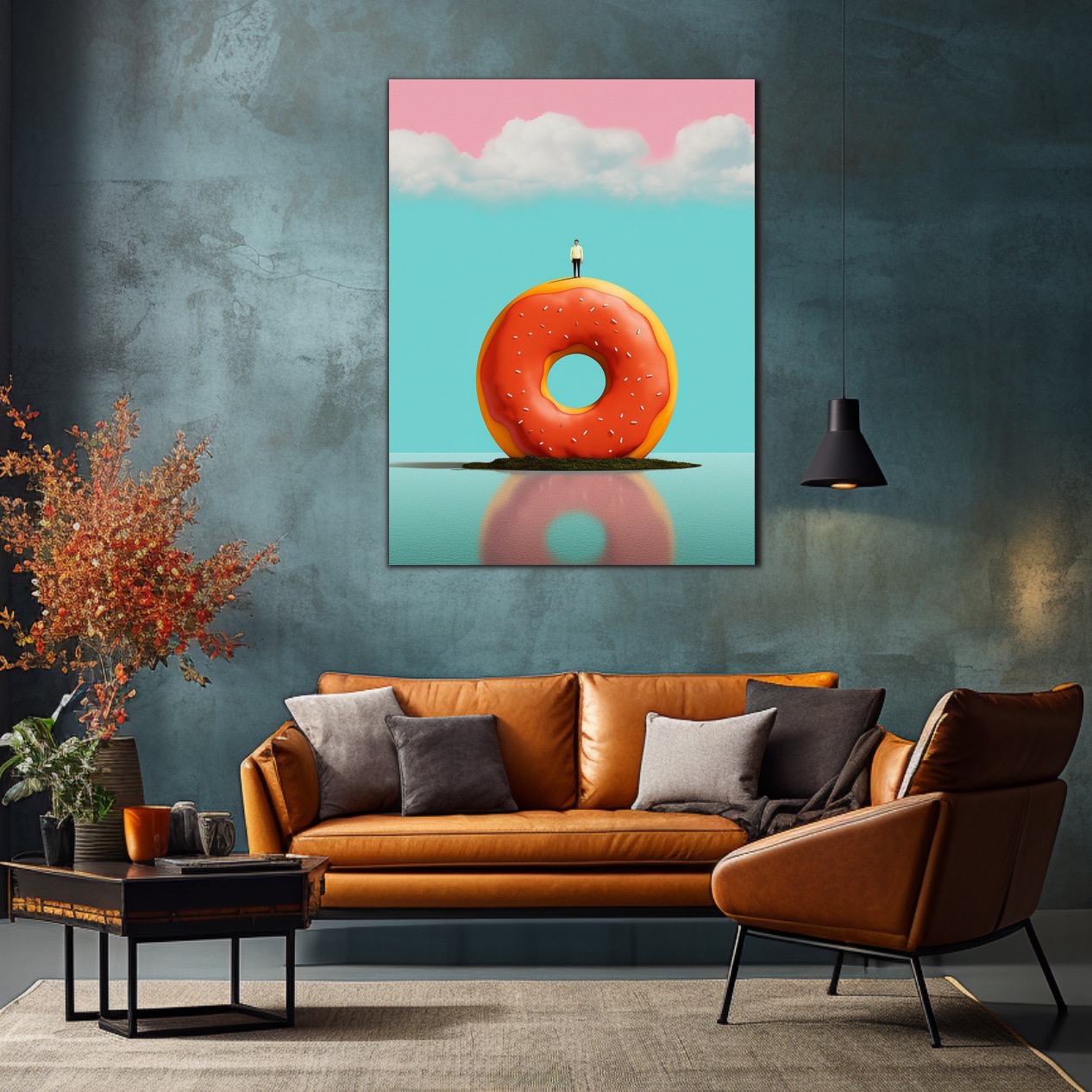 Obraz na plátně - Big donut