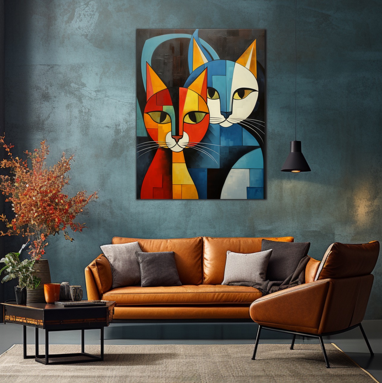 Obraz na plátně - Dvě kočky