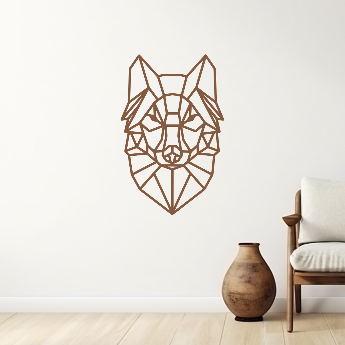 Vlk - dekorace na stěnu