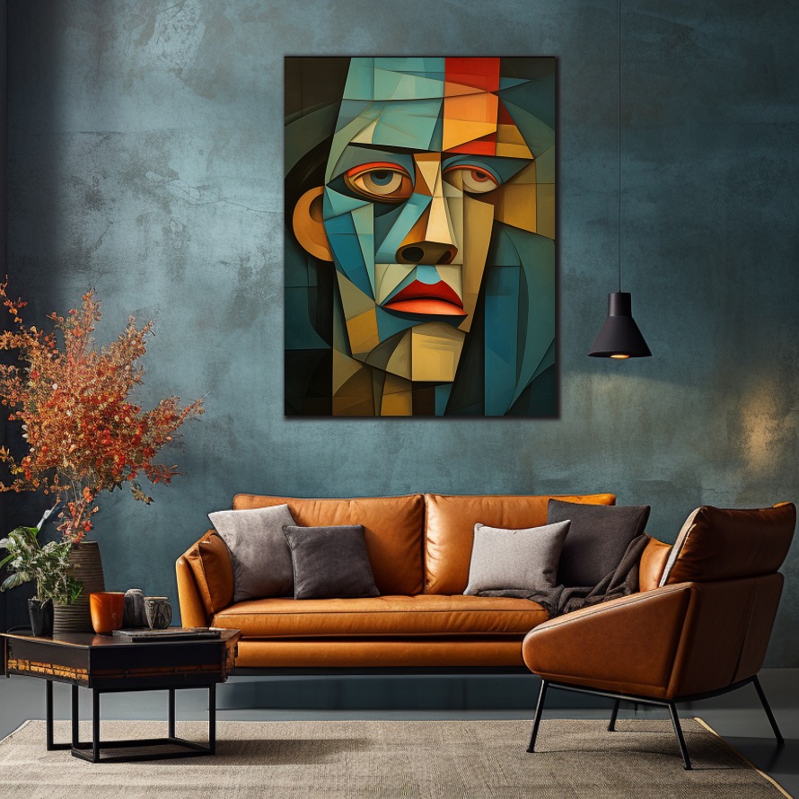 Obraz na plátně - Mužská tvář