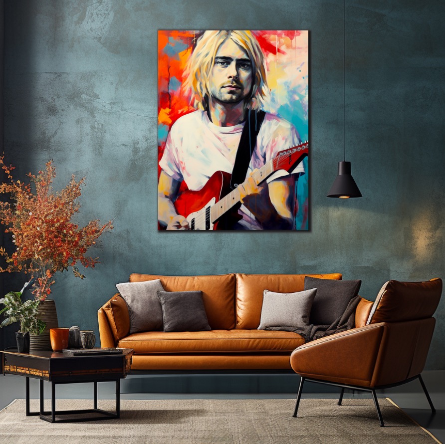 Obraz na plátně - Kurt Cobain