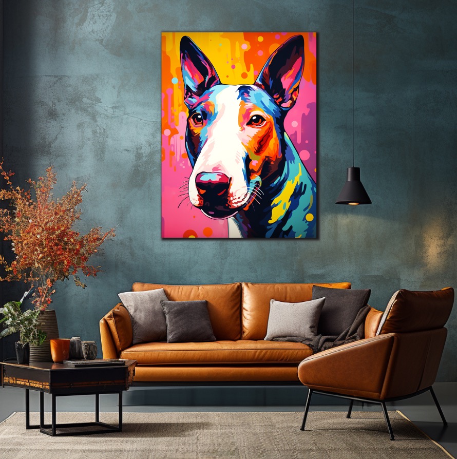 Obraz na plátně - Bulteriér