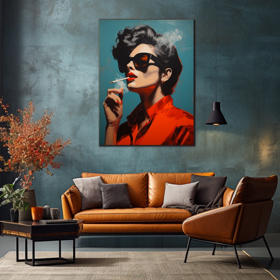 Pop-Artový obraz - Žena