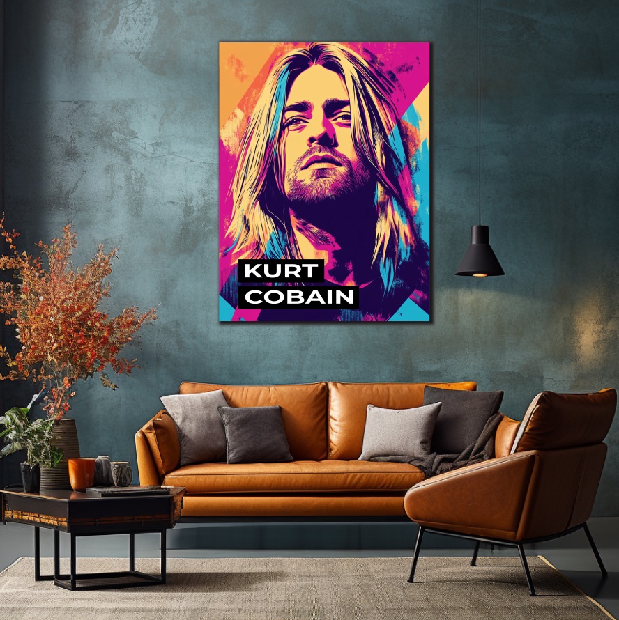 Obraz na plátně - Kurt Cobain
