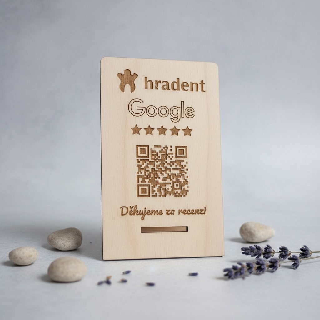 NFC / QR hodnocenka pro Google recenze