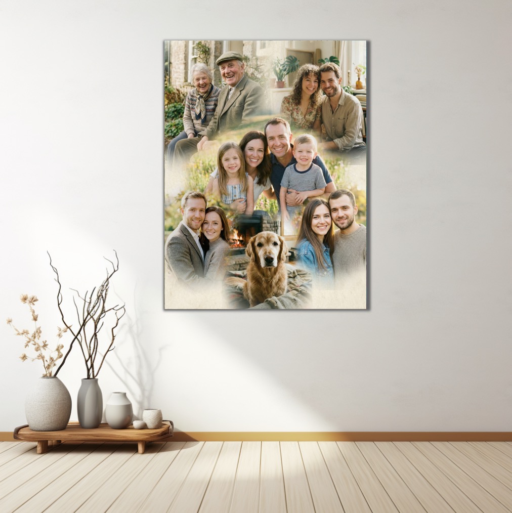 Obraz na plátně - Fotokoláž z až 8 fotek