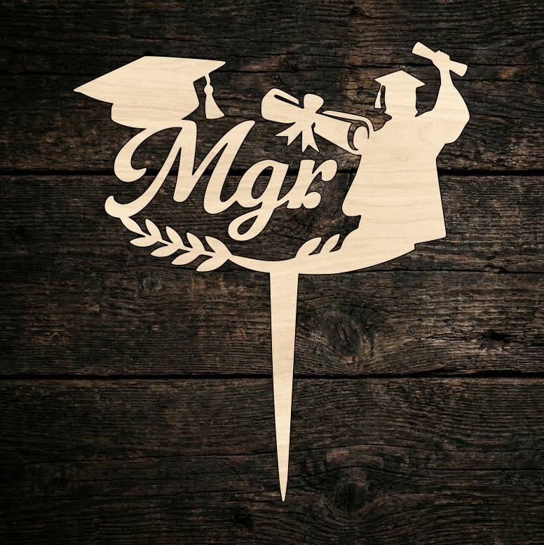 Zápich do dortu se jménem k promoci