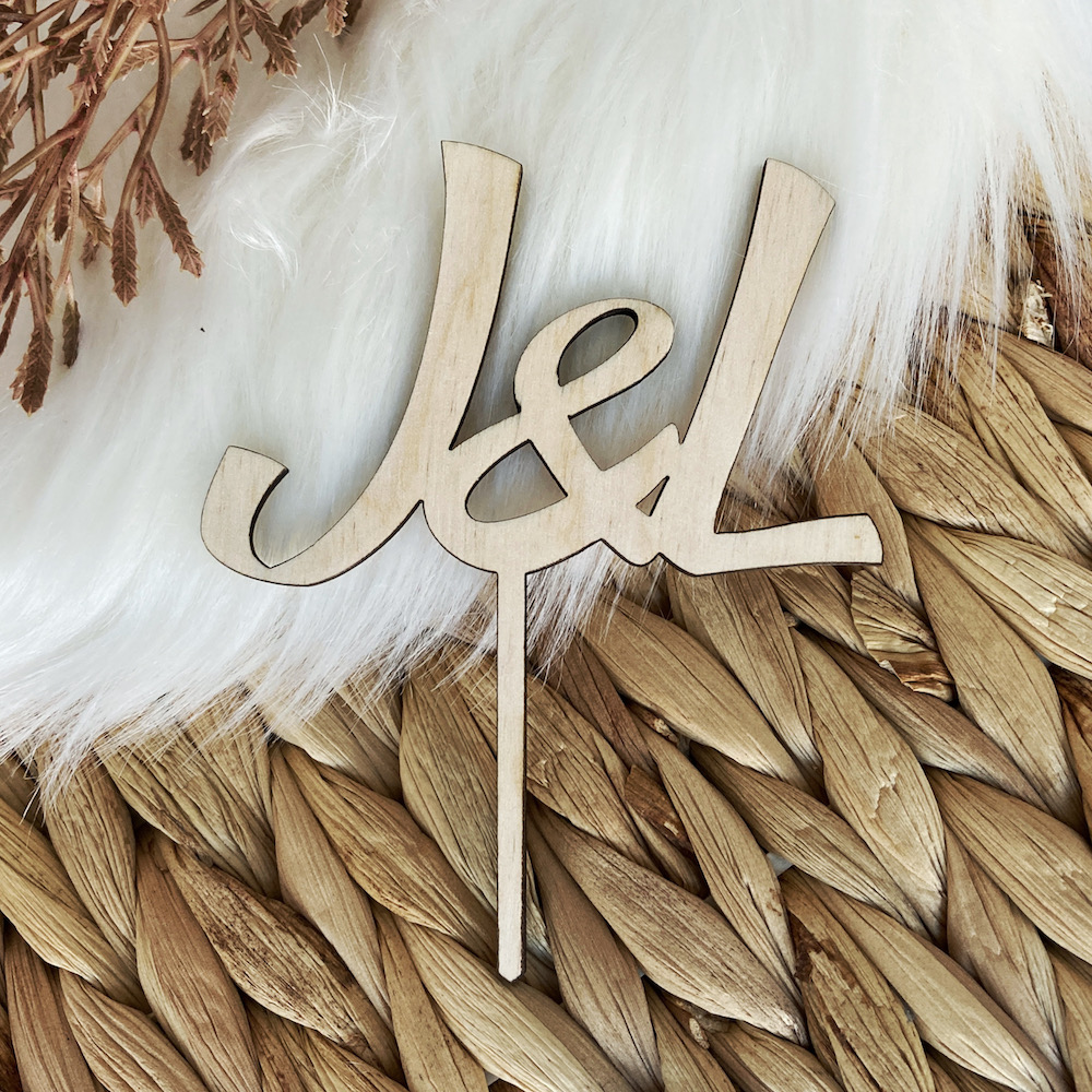 Zápich do dortu - Iniciály