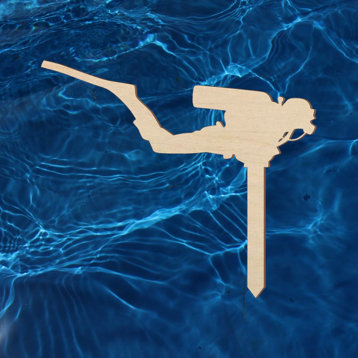 Zápich do dortu - Potapěč