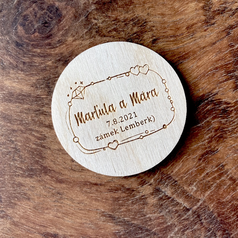 Svatební magnetky