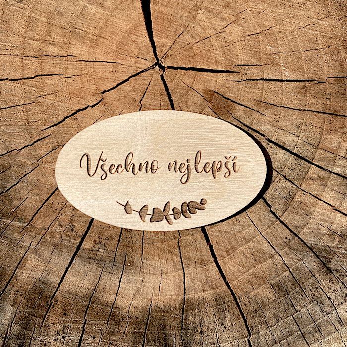 Cedulka - Všechno nejlepší