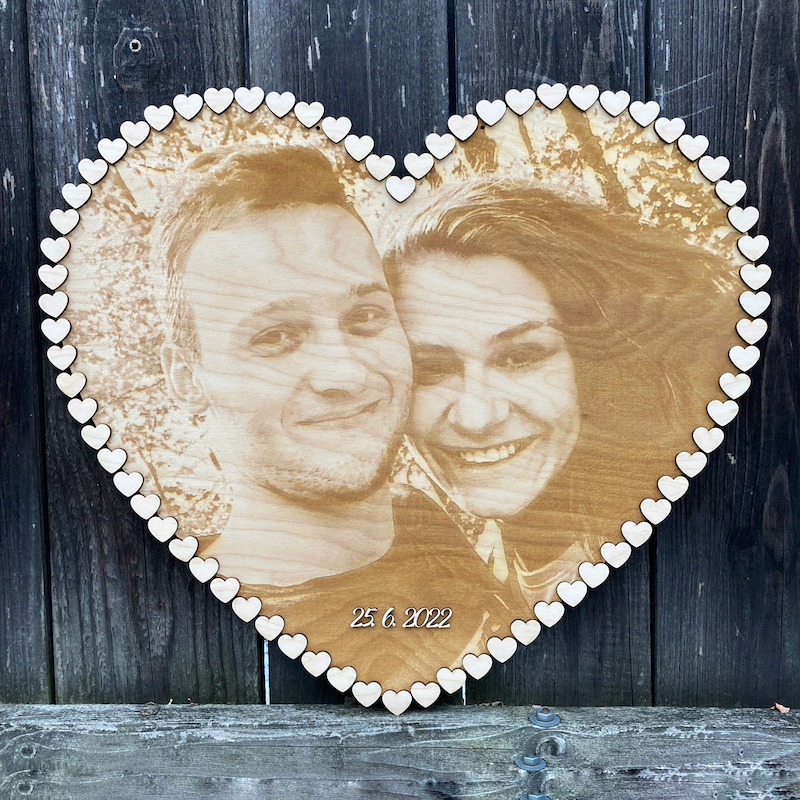 Kniha hostů - srdce