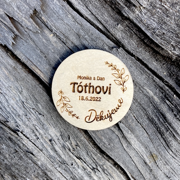 Svatební magnetky