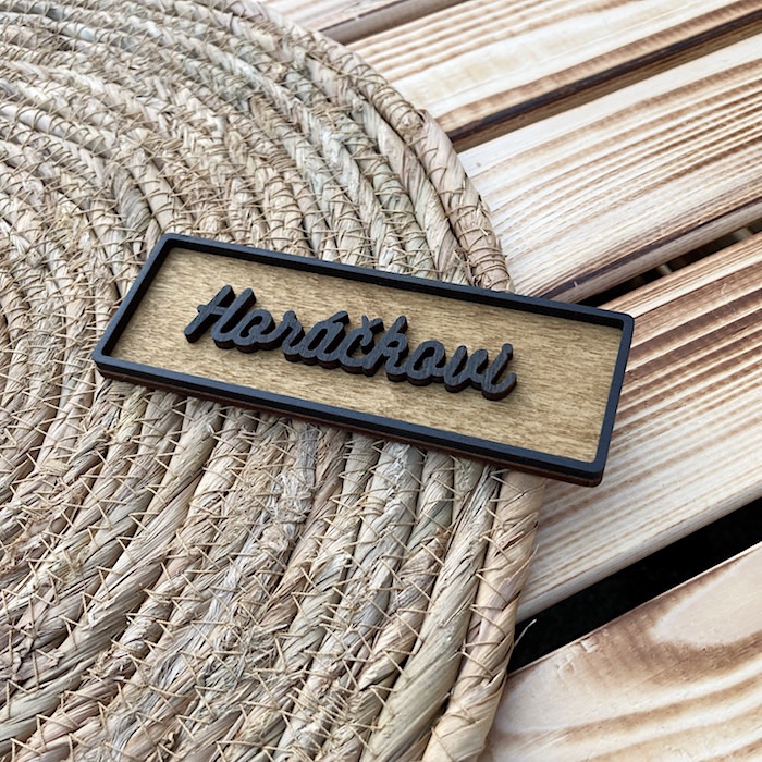 3D jmenovka na dveře