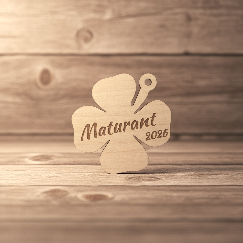 Dřevěný čtyřlístek - Maturant