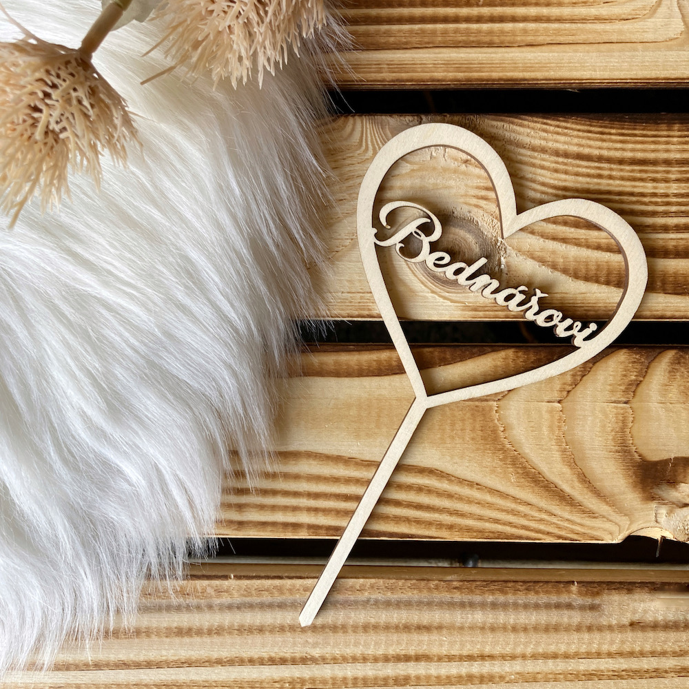 Zápich do dortu s příjmením