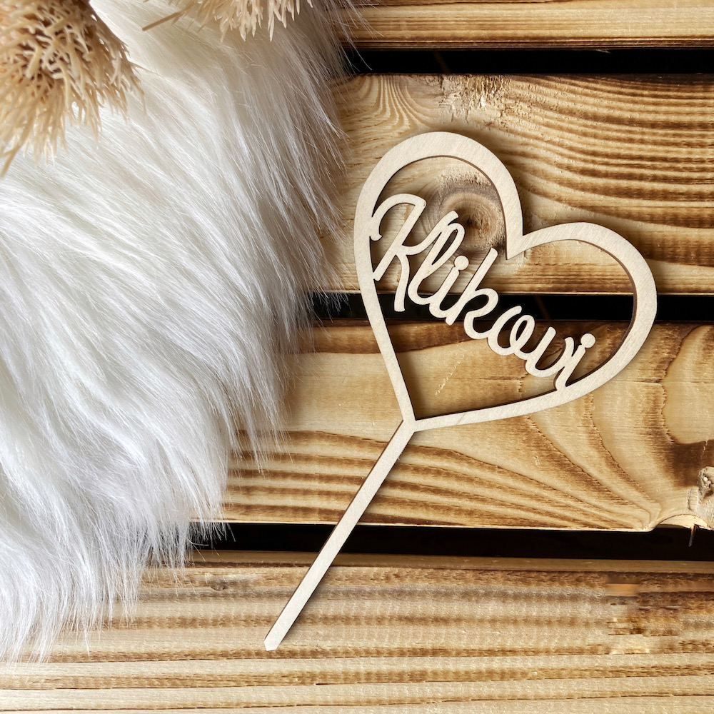 Zápich do dortu s příjmením