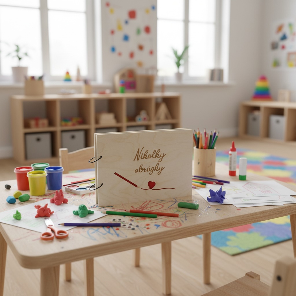 Album na dětské obrázky se jménem