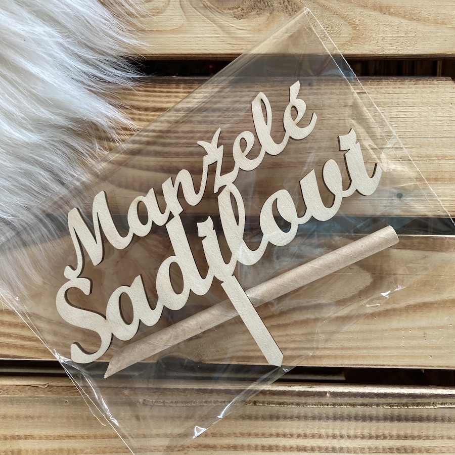 Zápich do dortu s příjmením