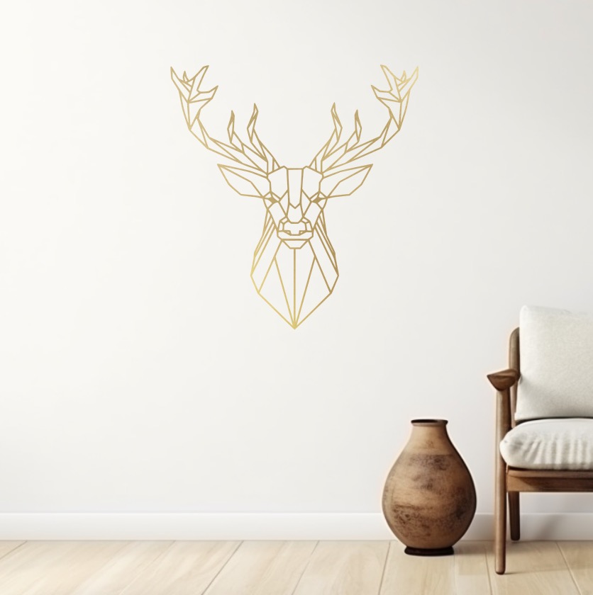 Jelen - dekorace na stěnu