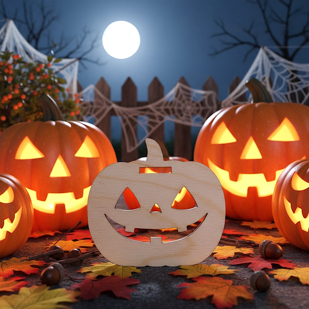 Dýňová medaile na Halloween