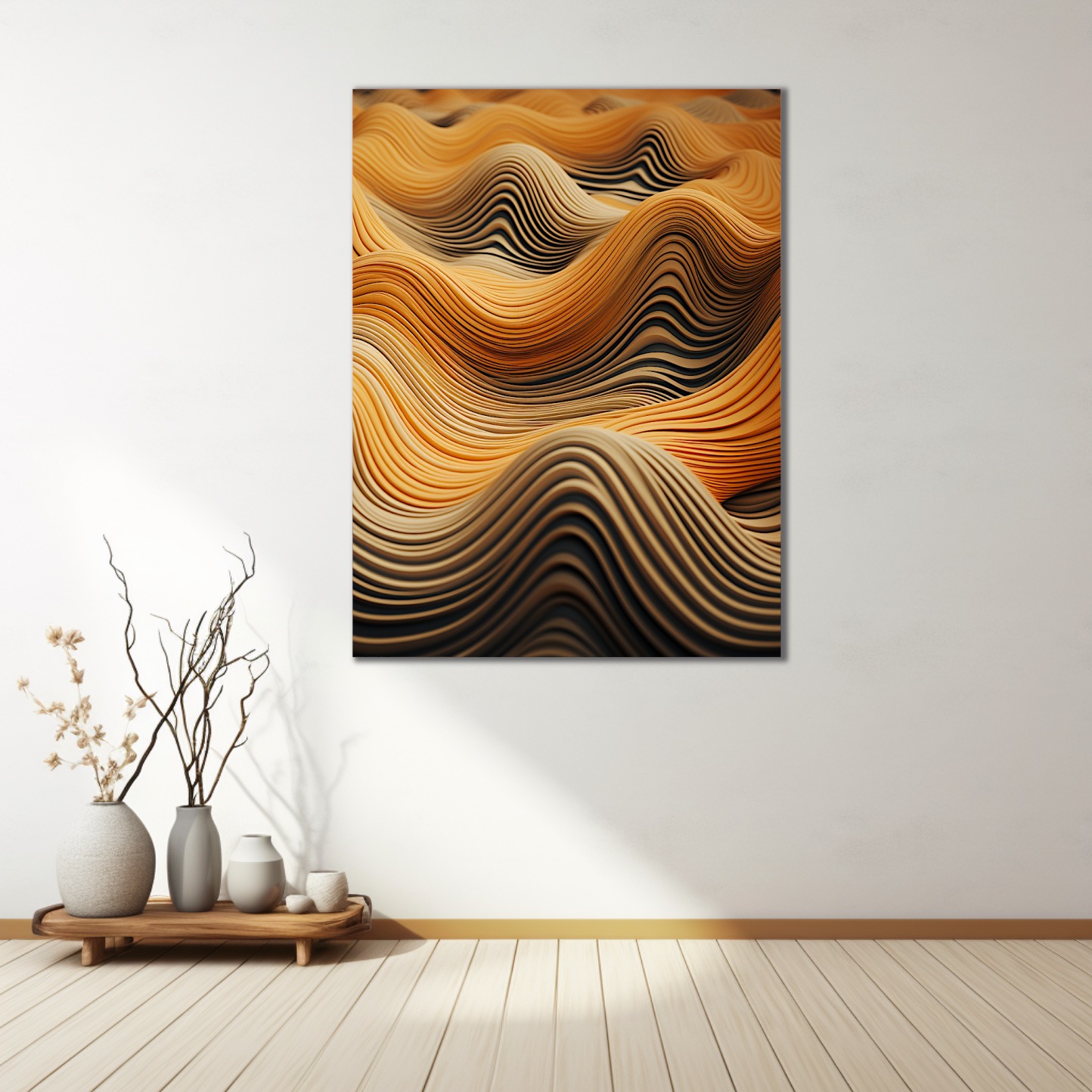 Abstraktní obraz - Duny