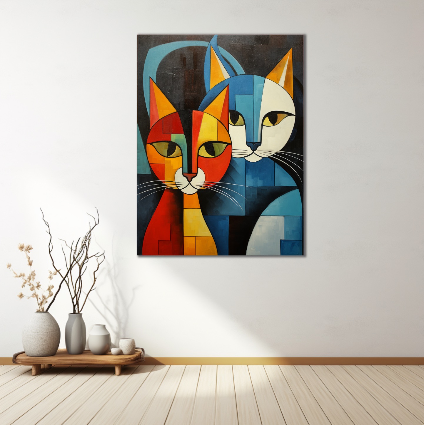 Obraz na plátně - Dvě kočky