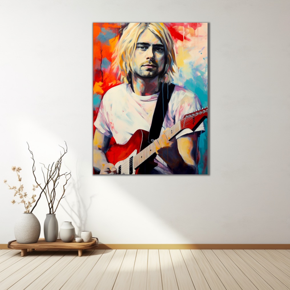 Obraz na plátně - Kurt Cobain