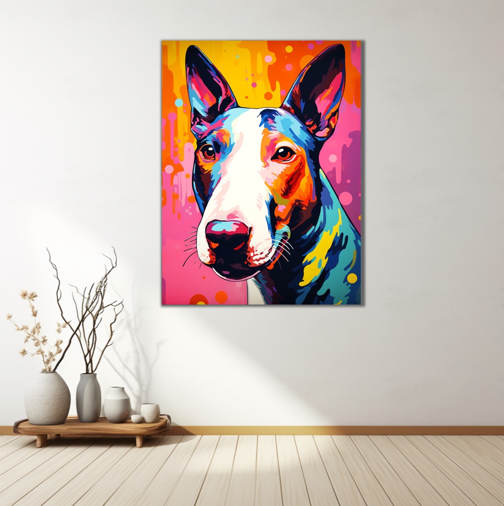 Obraz na plátně - Bulteriér