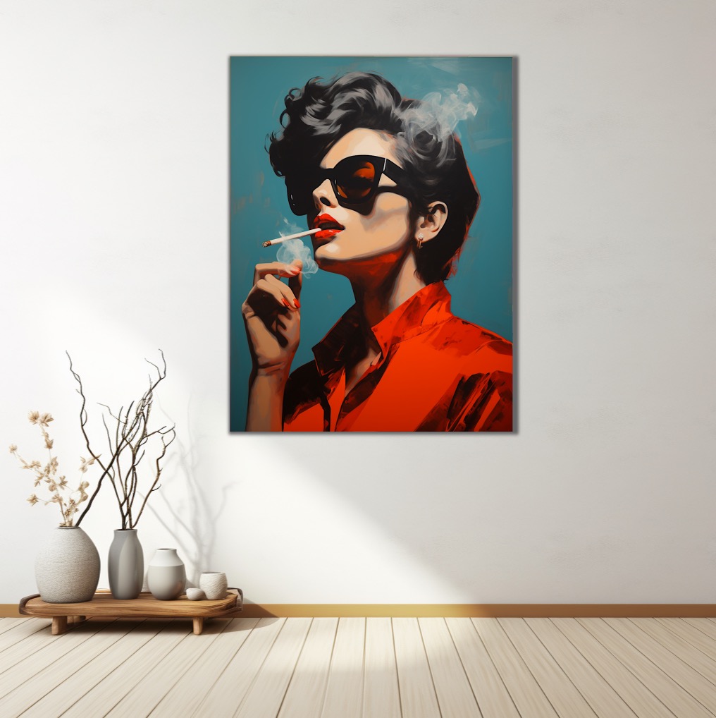 Pop-Artový obraz - Žena