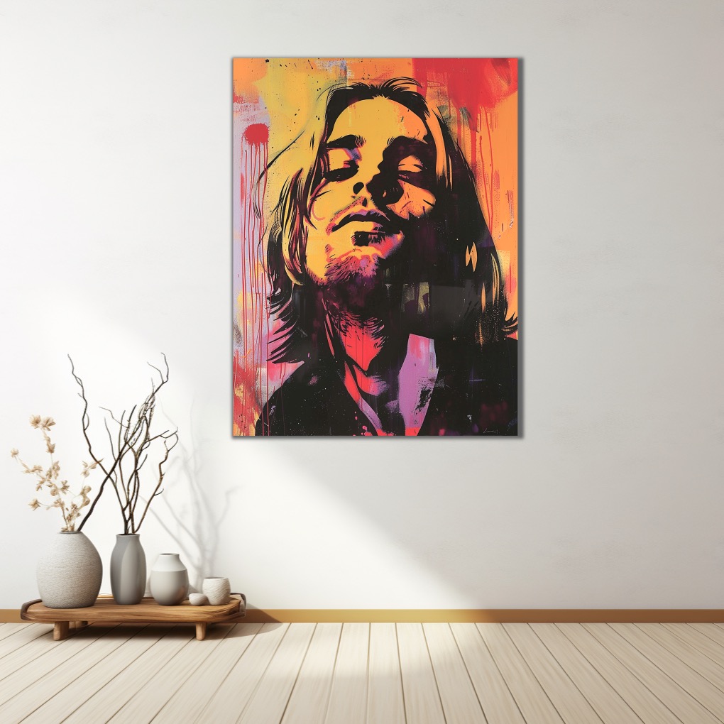 Obraz na plátně - Kurt Cobain
