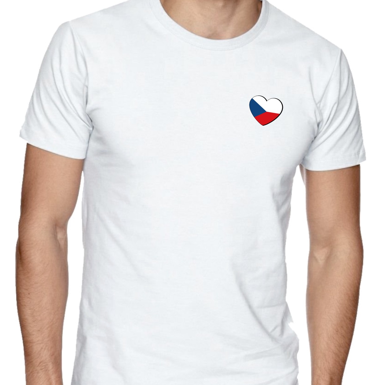 Dřevěná brož - Vlajka České republiky