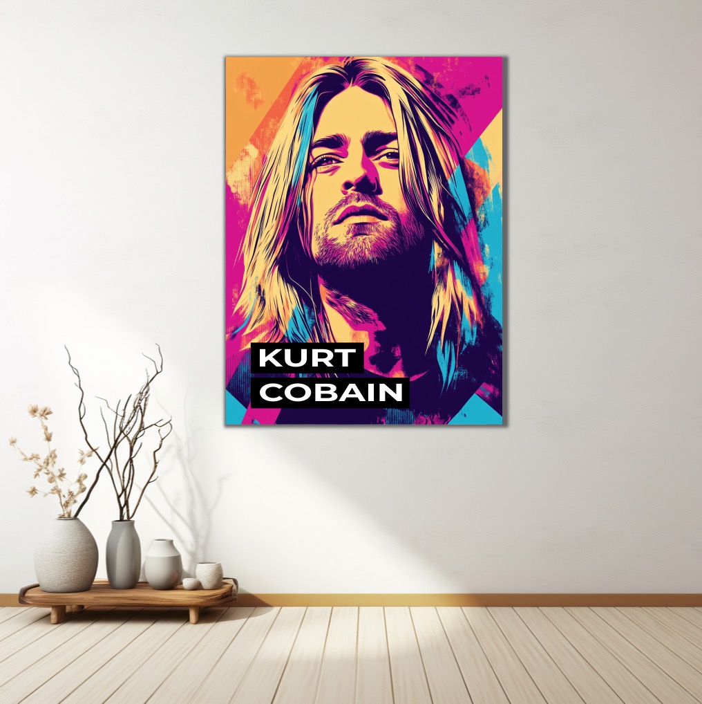 Obraz na plátně - Kurt Cobain