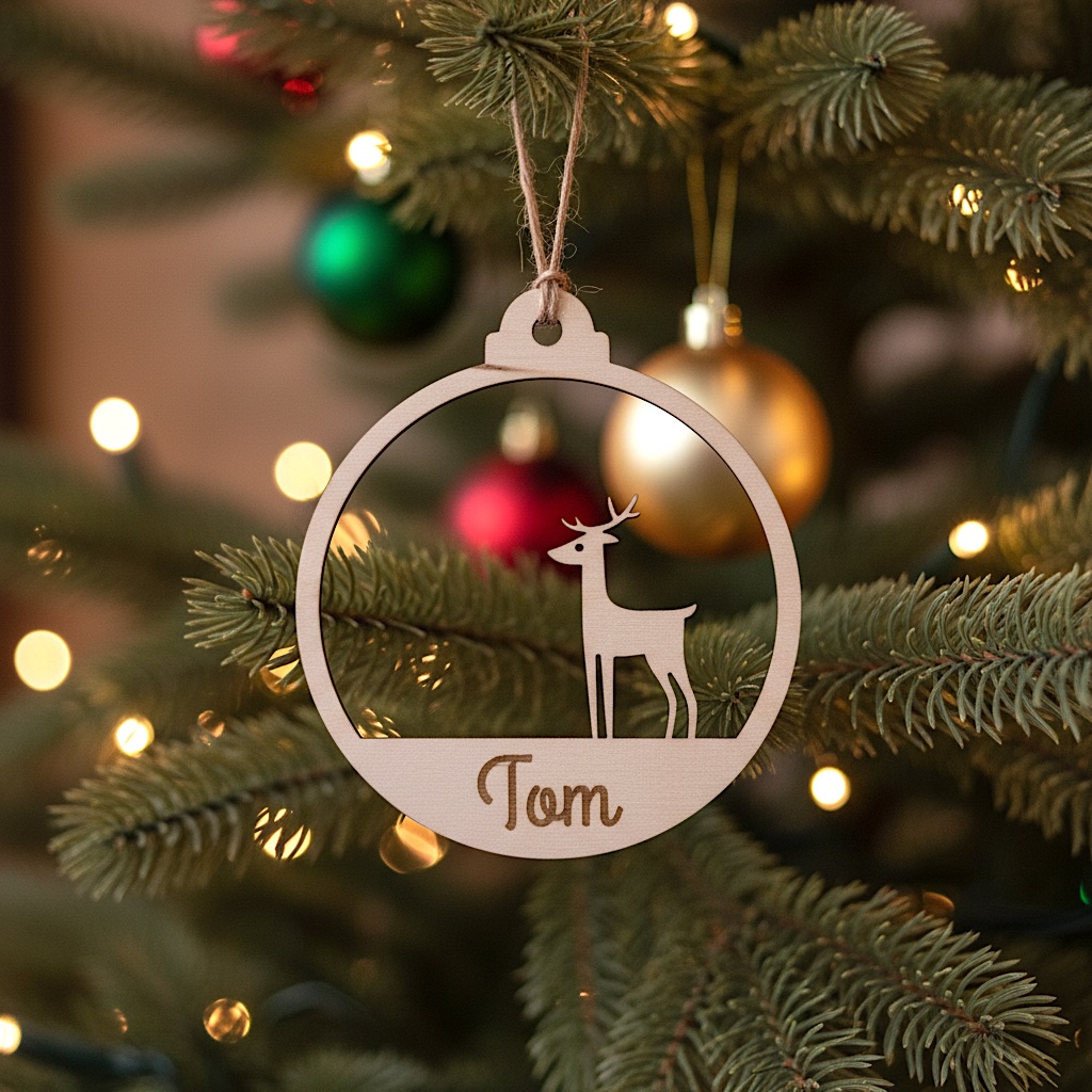 Vánoční ozdoba se jménem