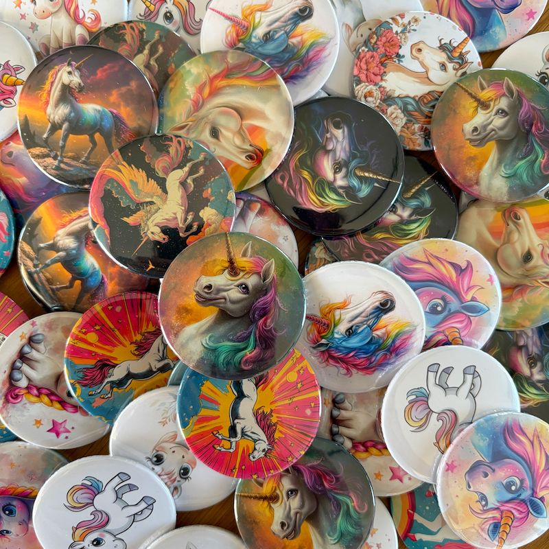 Připínací placka s vlastním obrázkem