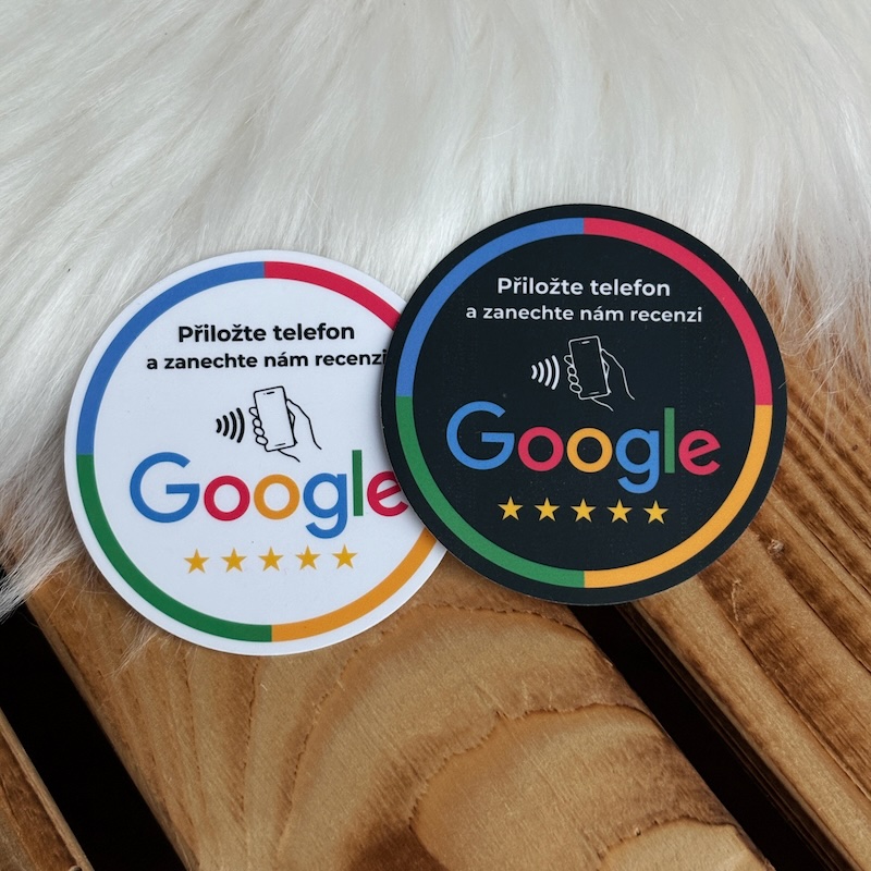 NFC samolepka pro Google recenze