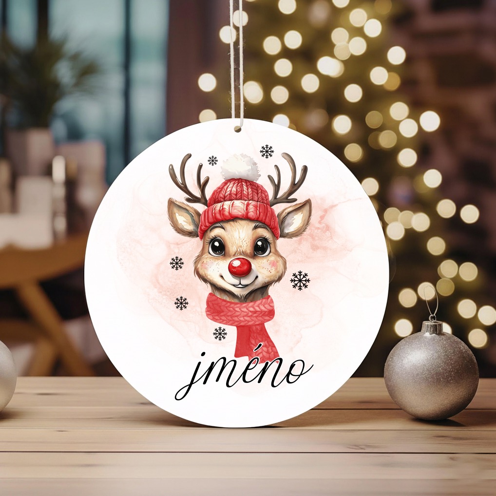 Vánoční ozdoba se jménem
