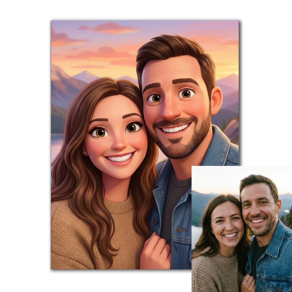 Obraz na plátně v Disney stylu podle vaší fotky