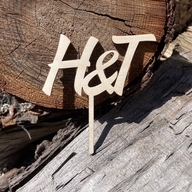 Zápich do dortu - Iniciály