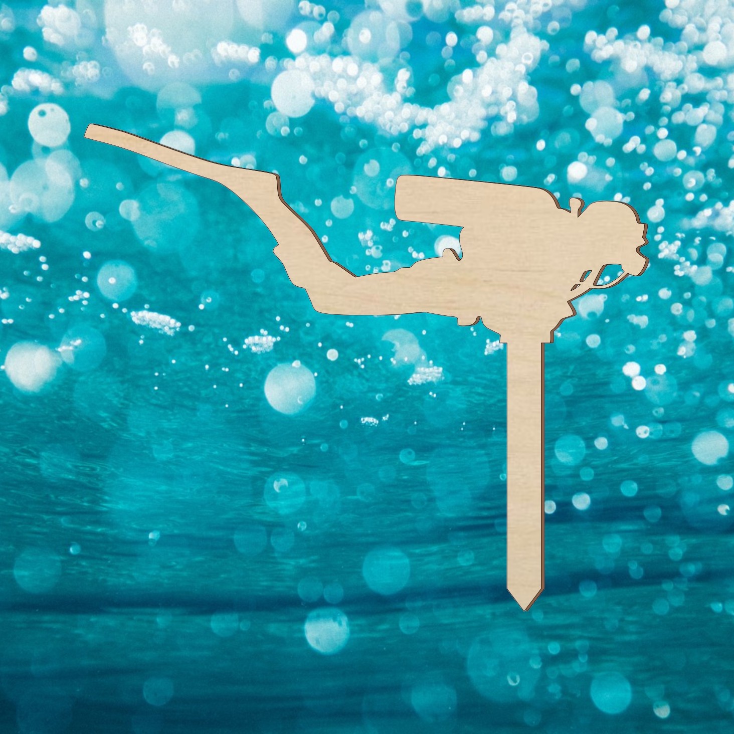 Zápich do dortu - Potapěč