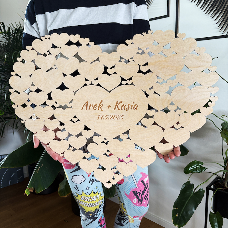 Kniha hostů - srdce