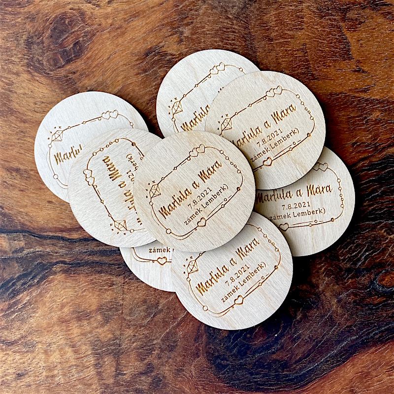 Svatební magnetky