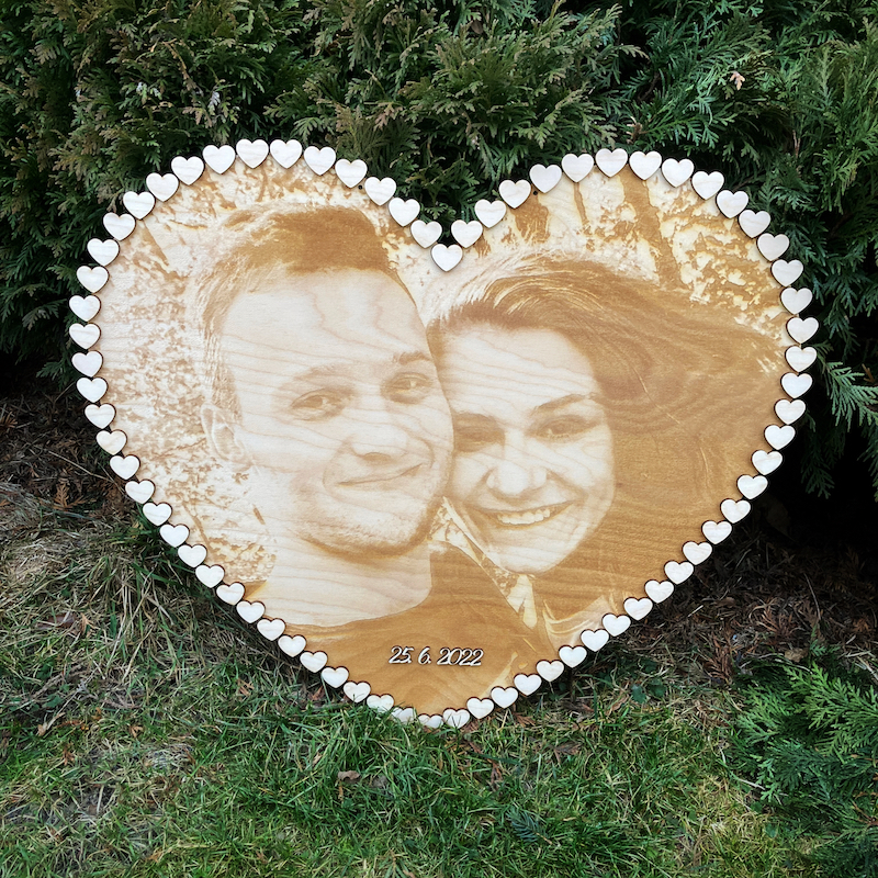 Kniha hostů - srdce