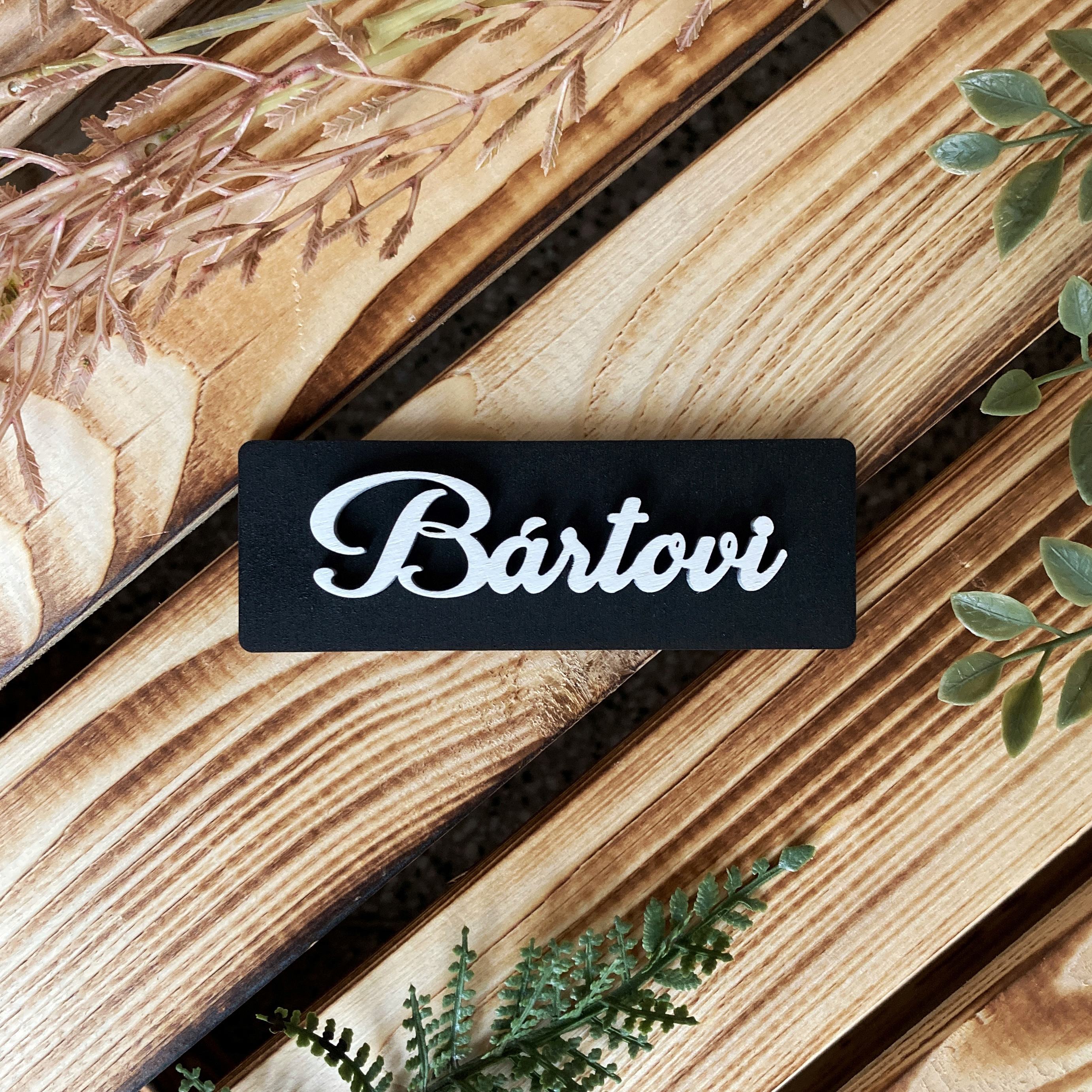 3D jmenovka na dveře